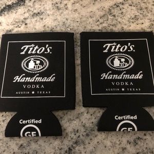 2 Tito’s Homemade Vodka Koozies